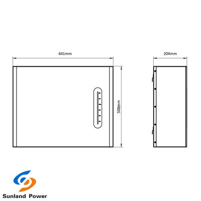 LiFePO4 ব্যাটারি 48V 100Ah সৌর প্যানেল চার্জার 5-15kWh শক্তি সঞ্চয় সিস্টেম হোম জন্য