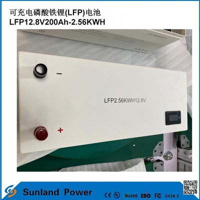 12V 200AH LiFePO4 ব্যাটারি UN38.3 MSDS UL1642 সার্টিফিকেট সহ ক্রমাগত লোড 100A এলসিডি ডিসপ্লে