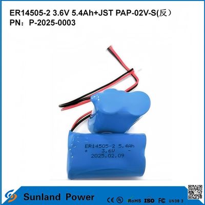 3.6V 5.4AH ER14505-2 প্রাথমিক ব্যাটারি উচ্চ এবং স্থিতিশীল অপারেটিং ভোল্টেজ দীর্ঘ শক্তিশালী জীবন