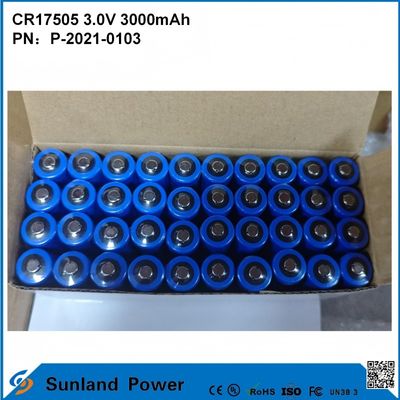 CR17505 3.0V 3000mAh স্মার্ট যন্ত্রপাতি জন্য মেডিকেল সরঞ্জাম পরিবহন এবং সরবরাহ স্মার্ট আসবাবপত্র উচ্চ ক্ষমতা স্থিতিশীল নিষ্কাশন কর্মক্ষমতা ভোল্টেজ আউটপুট দীর্ঘ সেবা জীবন