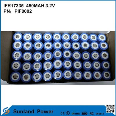 IFR17335 ব্যাটারি 3.2V 450mah বিভিন্ন ডিভাইস এবং দৃশ্যকল্পের জন্য উপযুক্ত, যার মধ্যে রয়েছেঃ ডিজিটাল পণ্য আলোকসজ্জা সরঞ্জাম বৈদ্যুতিক সরঞ্জাম ছোট যন্ত্রপাতি শক্তি সঞ্চয় সিস্টেম