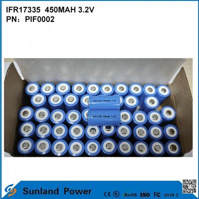 IFR17335 ব্যাটারি 3.2V 450mah বিভিন্ন ডিভাইস এবং দৃশ্যকল্পের জন্য উপযুক্ত, যার মধ্যে রয়েছেঃ ডিজিটাল পণ্য আলোকসজ্জা সরঞ্জাম বৈদ্যুতিক সরঞ্জাম ছোট যন্ত্রপাতি শক্তি সঞ্চয় সিস্টেম