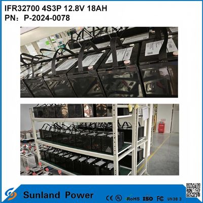 IFR32700 4S3P 12.8V 18Ah জন্য সৌর বন্যা আলো উচ্চ উজ্জ্বল LEDS বাগান সৌর আলো লাইফপো 4 ব্যাটারি