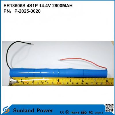 ER18505S 4S1P 14.4V 2800MAH উচ্চ তাপমাত্রা প্রতিরোধী, উচ্চ ক্ষমতা ব্যাটারি