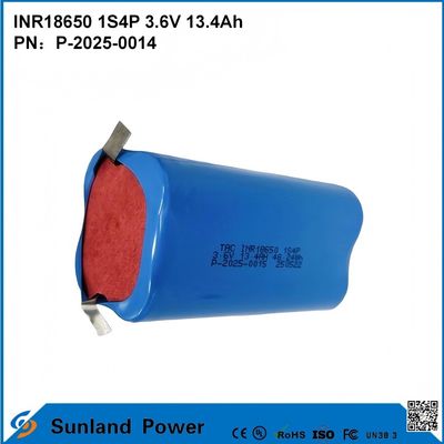 INR18650 1S4P3.6V 13.4Ah উচ্চ ক্ষমতা এবং উচ্চ ভোল্টেজের নিখুঁত সমন্বয়