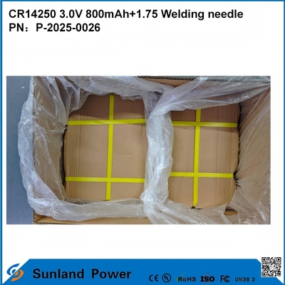 CR14250 3.0V 800mAh+1.75 ওয়েল্ডিং করা নিডল স্মার্ট মিটারিং, জলের মিটার, বিদ্যুতের মিটার, গ্যাসের মিটার, মেমরি ব্যাকআপ, CMOS মেমরি, RTC রিয়েল-টাইম ক্লক, ওয়্যারলেস অ্যালার্ম সেন্সরগুলির জন্য ব্যবহার করা যেতে পারে