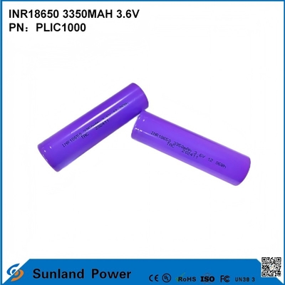 INR18650 3350MAH 3.6V ব্যাটারি