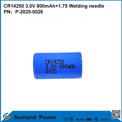 CR14250 3.0V 800MAH+1.75 ওয়েল্ডিং নিডেল ব্যাটারি