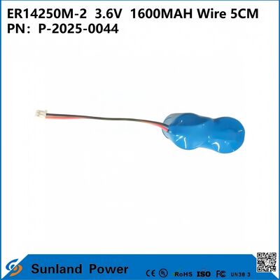 ER14250M-23.6V1600MAH Wire 5CM ব্যাটারি স্মার্ট মিটার, অটোমেশন যন্ত্রপাতি, মেডিকেল ডিভাইস, ওয়্যারলেস যোগাযোগ সরঞ্জাম, চোর এলার্ম সিস্টেম, অটোমোবাইল ইলেকট্রনিক্স,ইন্টারনেট