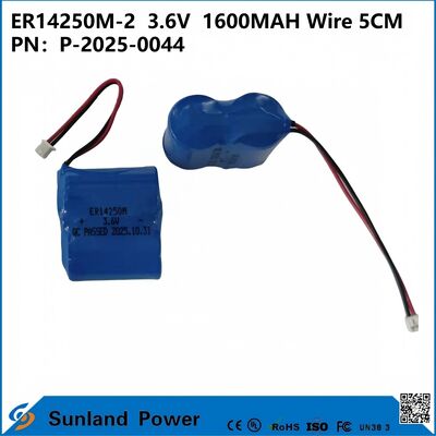 ER14250M-23.6V1600MAH Wire 5CM ব্যাটারি স্মার্ট মিটার, অটোমেশন যন্ত্রপাতি, মেডিকেল ডিভাইস, ওয়্যারলেস যোগাযোগ সরঞ্জাম, চোর এলার্ম সিস্টেম, অটোমোবাইল ইলেকট্রনিক্স,ইন্টারনেট