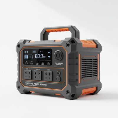 NCM লিথিয়াম আয়ন ব্যাটারি 12.8V নমিনাল ভোল্টেজ এবং পিওর সাইন ওয়েভ ইনভার্টার সহ পোর্টেবল এনার্জি স্টোরেজ সিস্টেম