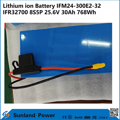 The IFR26650 8S2P 25.6V 7.2Ah LiFePO₄ battery pack​ is widely used in solar tracking systems, telecom backup power supplies, portable instruments, and compact AGVs