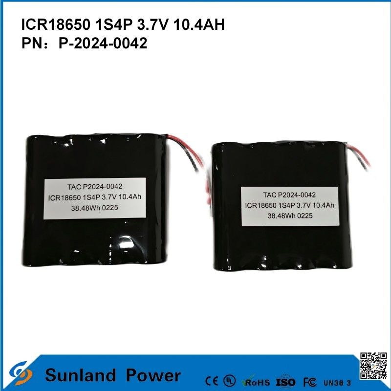 ICR 18650 1S4P Battery For A Versatile, High-Capacity Lithium Battery Solution, একাধিক ডিভাইসের জন্য দীর্ঘ ব্যাটারি জীবনের প্রয়োজনীয়তা পূরণ করে, নিম্ন-শক্তির চিকিৎসা ডিভাইসের জন্য নির্ভরযোগ্য শক্তি সরবরাহ করে।