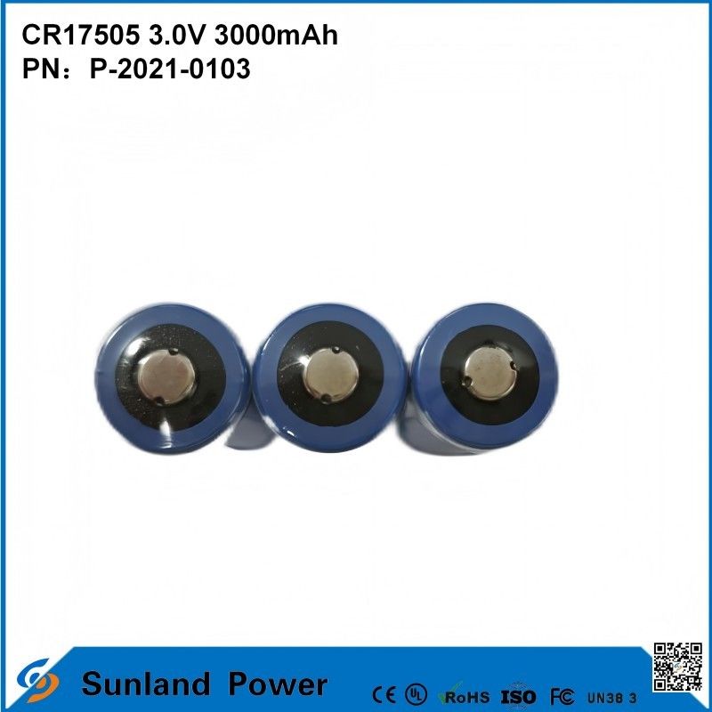 CR17505 3.0V 3000mAh ব্যাটারি স্মার্ট পাওয়ার শিল্প সুরক্ষা পাওয়ার হেলথ গার্ডের জন্য