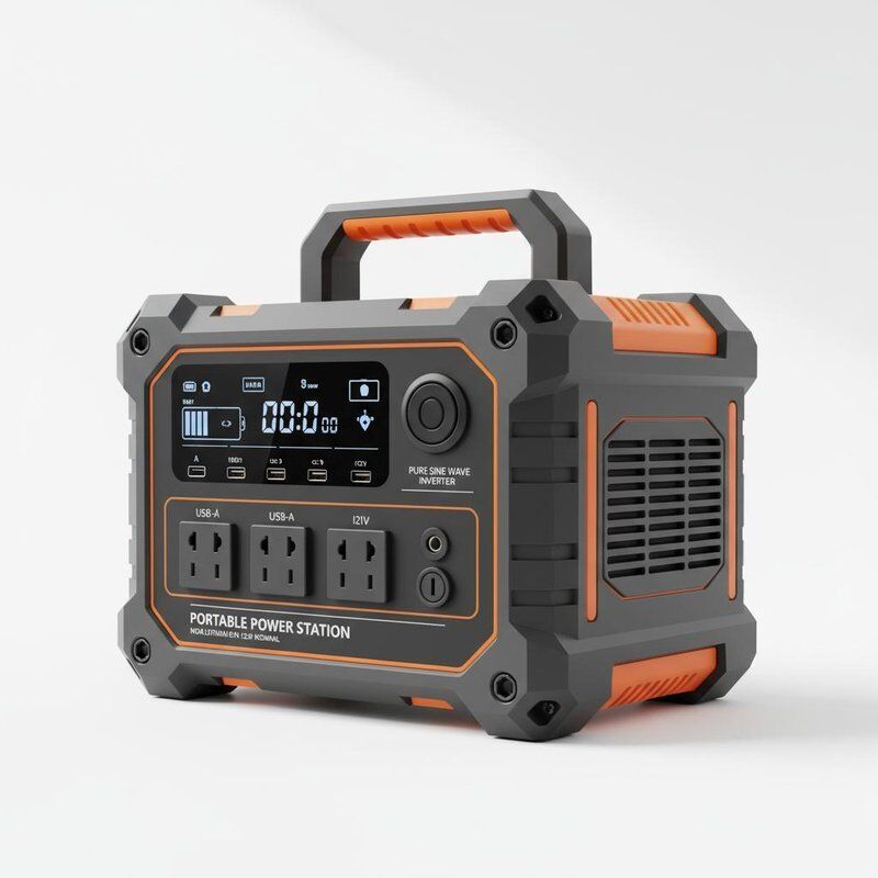 NCM লিথিয়াম আয়ন ব্যাটারি 12.8V নমিনাল ভোল্টেজ এবং পিওর সাইন ওয়েভ ইনভার্টার সহ পোর্টেবল এনার্জি স্টোরেজ সিস্টেম