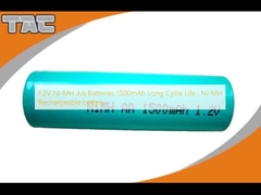 1. 2V NI-MH AA ব্যাটারি 1500mAh দীর্ঘ চক্র জীবন, Ni-MH রিচার্জেবল ব্যাটারি