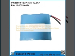 IFR26650 1S3P 3.2V 10.2Ah ব্যাটারির একটি বৃহৎ পরিমাণ, যা OEM শক্তি সঞ্চয়কারীর জন্য উপলব্ধ