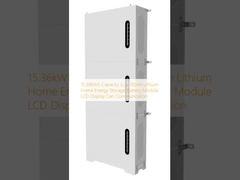 15.36kWh ক্ষমতা 3.2v 100Ah লিথিয়াম হোম এনার্জি স্টোরেজ ব্যাটারি মডিউল এলসিডি ডিসপ্লে ক্যান যোগাযোগ