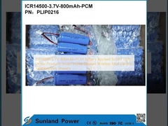 ICR14500-3.7V-800mAh-PCM ব্যাটারি এলইডি লাইটের জন্য প্রয়োগ করা হয় ডিজিটাল পণ্য স্মার্ট হোম ডিভাইস ওয়্যারলেস মাউস বৈদ্যুতিক টুথব্রাশ রেজার