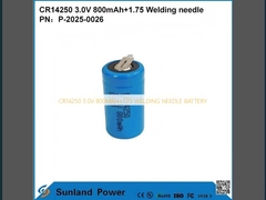 CR14250 3.0V 800MAH+1.75 ওয়েল্ডিং নিডেল ব্যাটারি