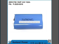 INR21700 1S2P 3.6V 10Ah ব্যাটারি