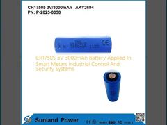 CR17505 3V 3000mAh ব্যাটারি স্মার্ট মিটার ইন্ডাস্ট্রিয়াল কন্ট্রোল এবং সিকিউরিটি সিস্টেমে প্রয়োগ করা হয়েছে